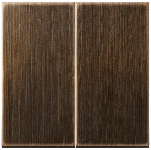 Лицевая панель Jung LS990 metal для 2-кл. выключателя античная латунь фото Лицевая панель Jung LS990 metal для 2-кл. выключателя античная латунь картинка